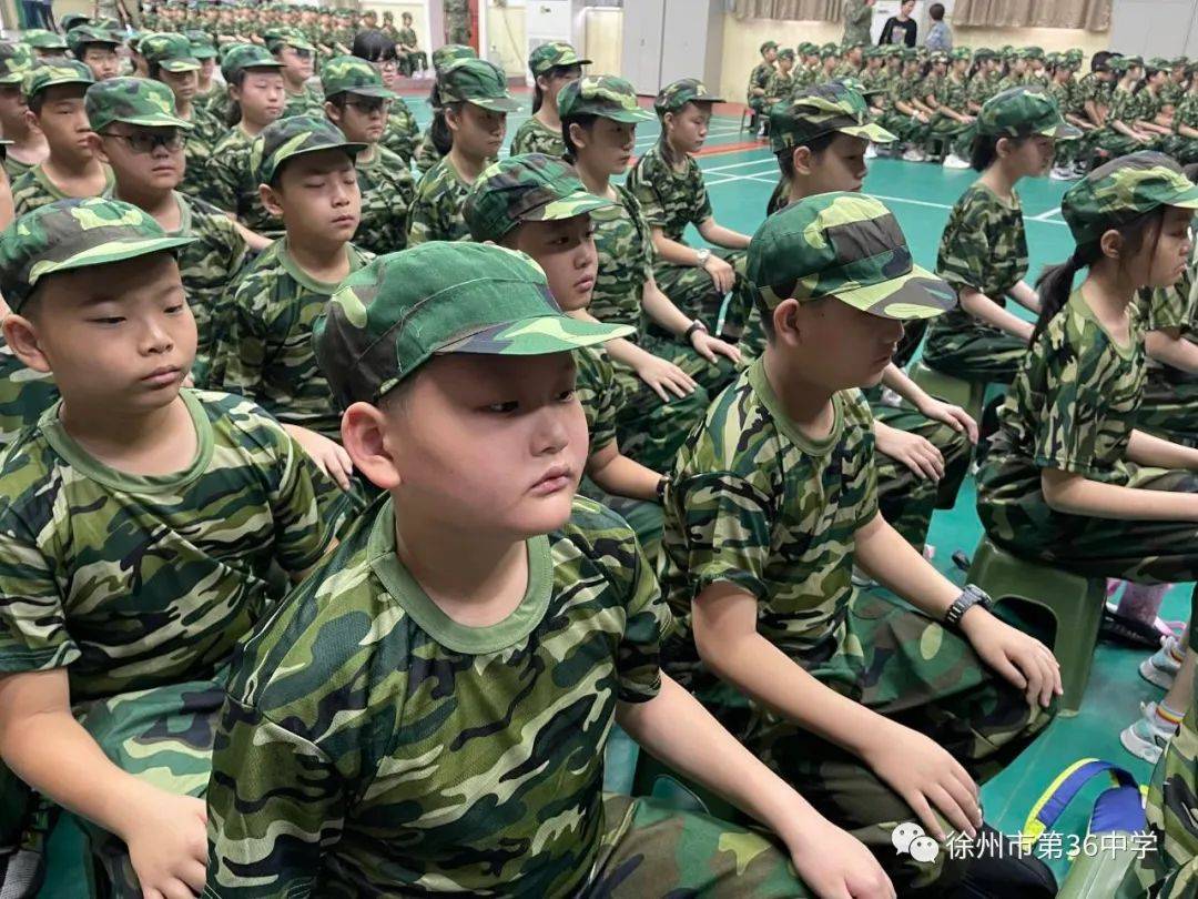 徐州市第三十六中学小学部国防教育活动纪实_军训_少年_训练