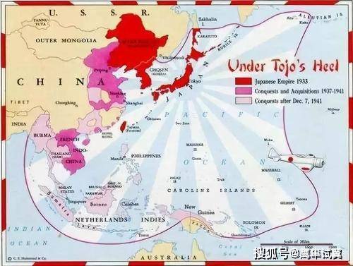 二战前亚洲地图图片