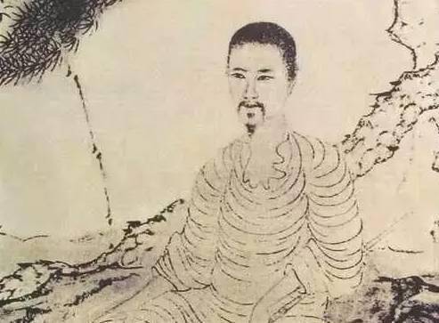 中国古美術・純手描き人物画芯・觀音画像・吴道子印款・肉筆