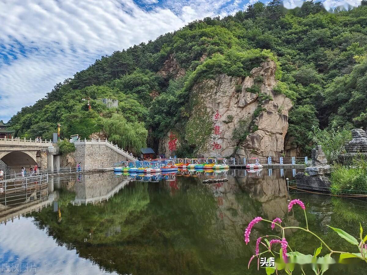 夏季的北京青龍峽景區山清水秀美輪美奐_照片_相機_圖像