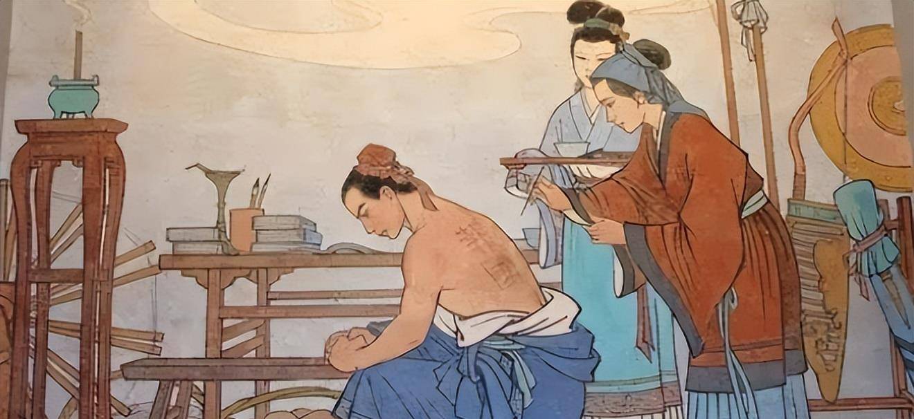 "岳母刺字"插图惹争议,岳飞竟被画成日本武士,评论区一边倒_家长_教材