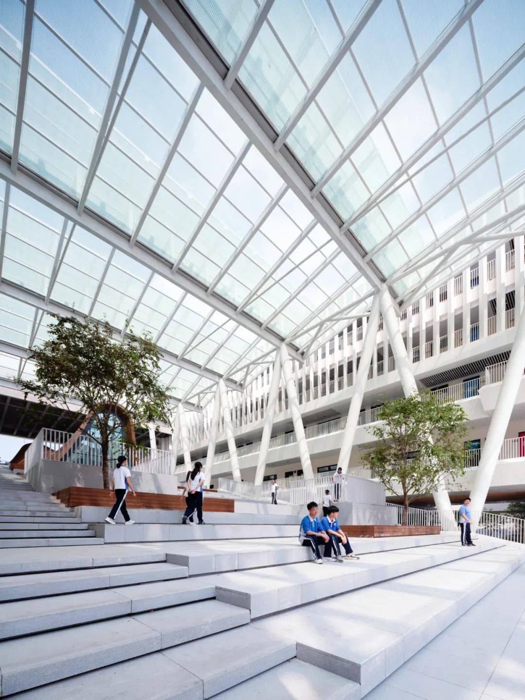 深圳红山中学,多重漫游的未来校园