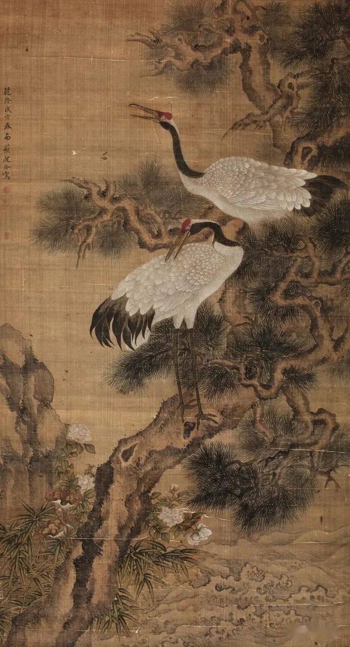 名品视界】清代沈铨花鸟画作品欣赏_搜狐网