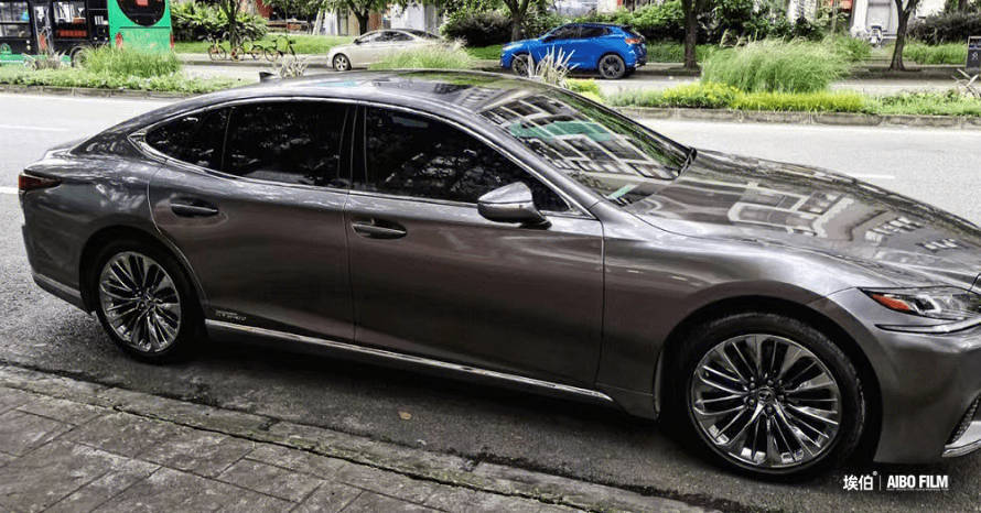 埃伯改色膜pet超亮金属战斗灰-雷克萨斯,超酷的颜色_金属战斗