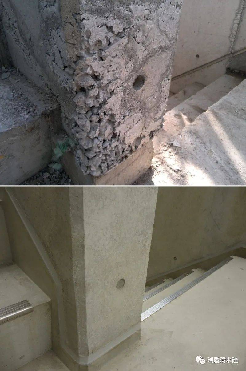艾瑞盾清水混凝土保护剂施工 真实质感清水混凝土修补装饰 仿清水