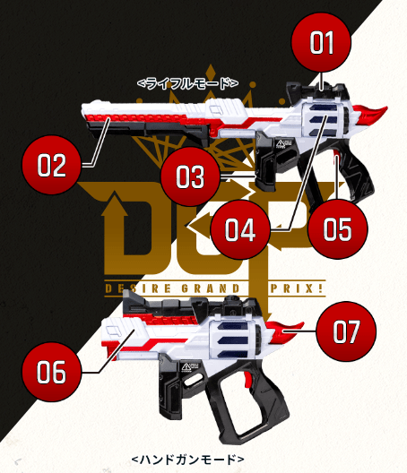 马格南形式,可以运用在长筒中进行长距离精密射击的"步枪模式"和快速