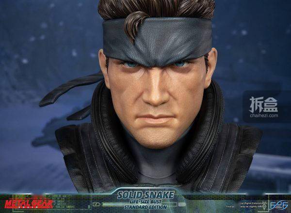 first 4 figures 合金装备 snake 斯内克 12寸 22寸胸像_产品_cm_比例