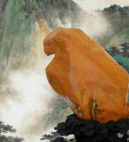 仔细观察真的会以为是一块东坡肉,看起来非常的逼真,是人间少有的奇石