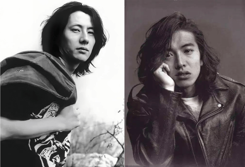 就连后来走红的木村拓哉,梳着低马尾,带着摇滚青年那种天生的酷劲儿.