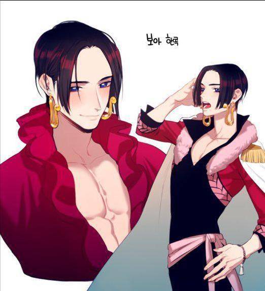 海贼王美女性转,罗宾时尚,薇薇温柔,颜值最高还是女帝_草帽海贼团