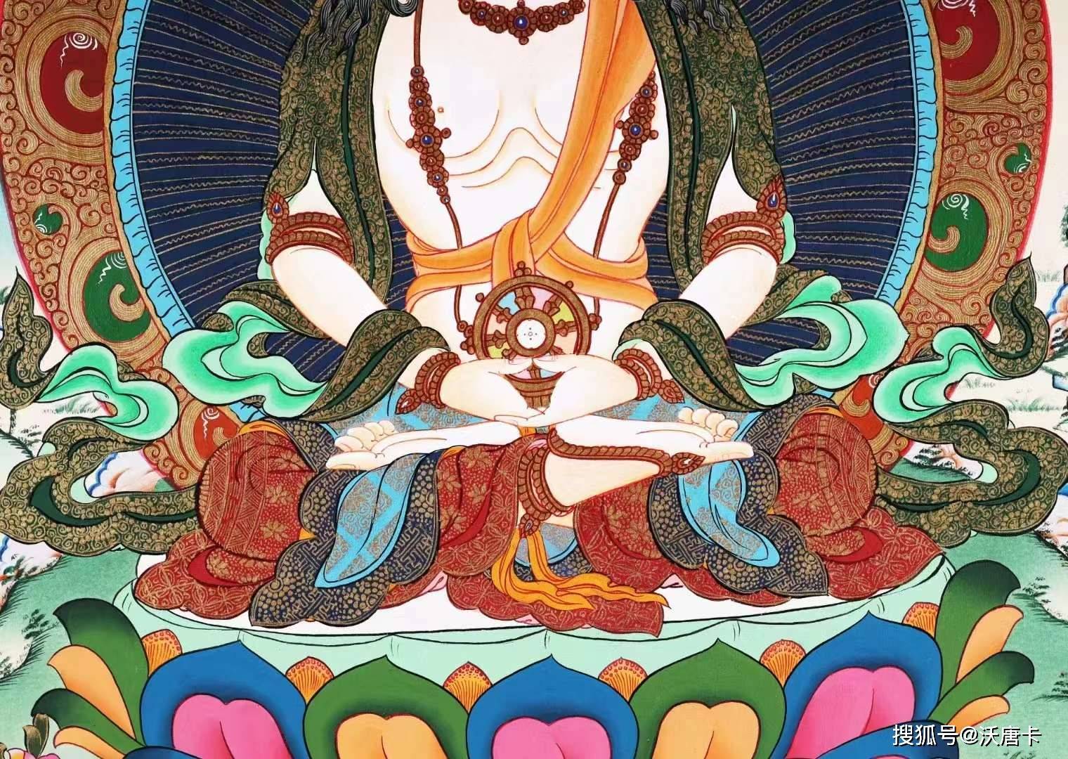 唐卡觉囊画派的艺术特点_文化_线条_壤塘县