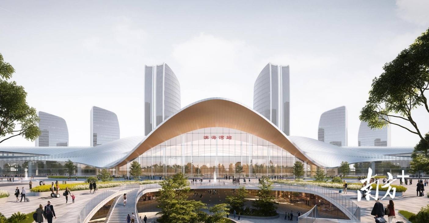 深江铁路横跨五城,在滨海湾设站_江门_东莞_深圳