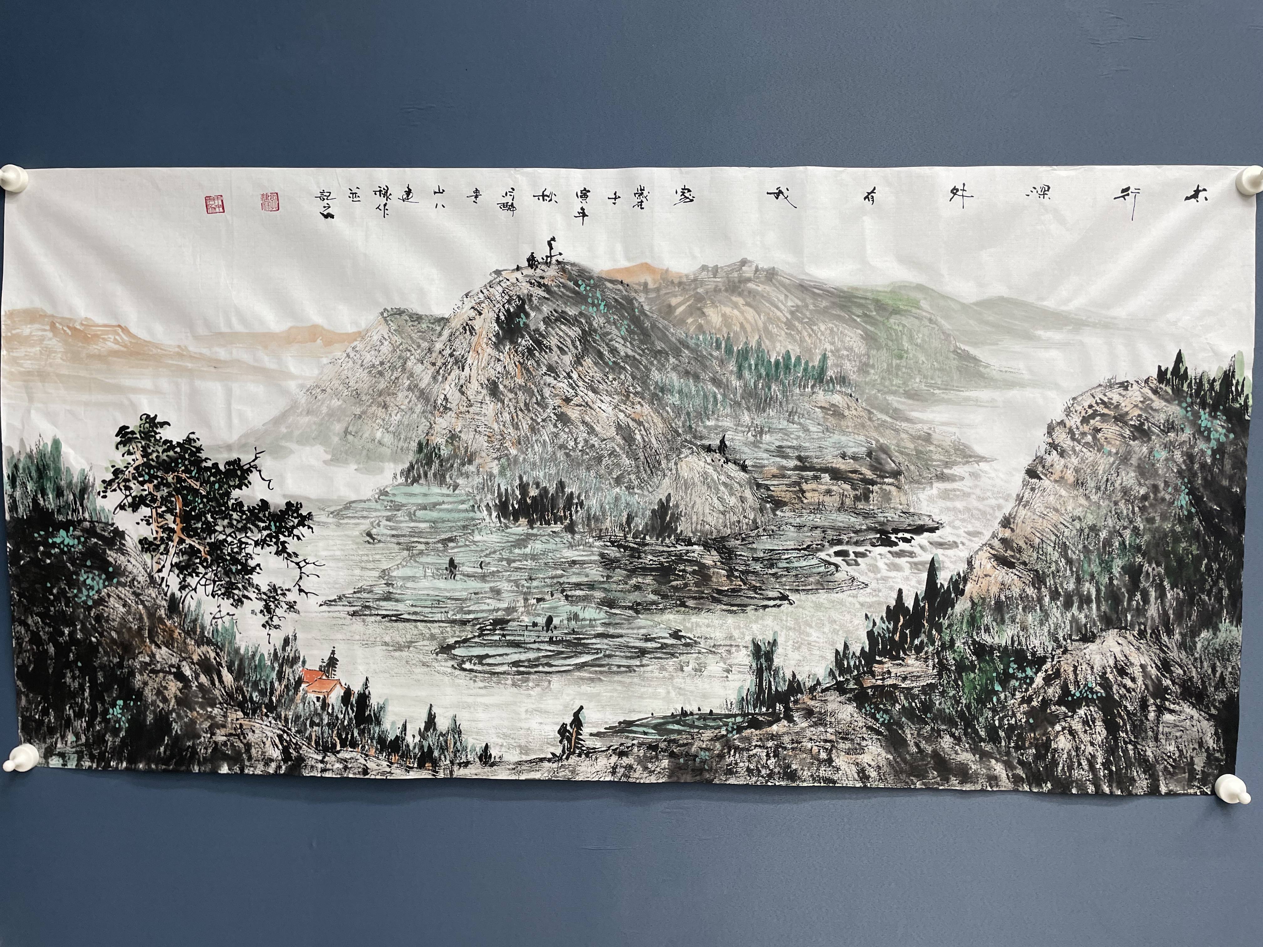 郭建禄山水画作品欣赏_中国_河北省_当代