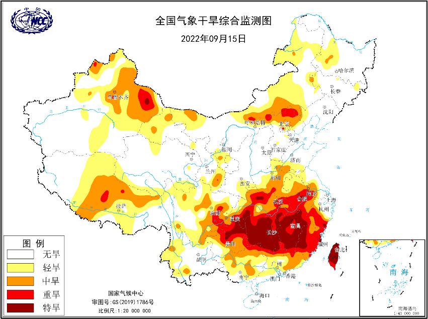 气象干旱黄色预警持续，湖南、江西等地有特旱