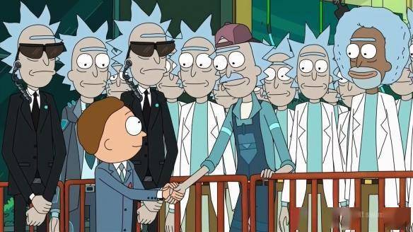 作为无限平行宇宙间瑞克们的交流中心,而某个平行宇宙的邪恶莫蒂(邪恶