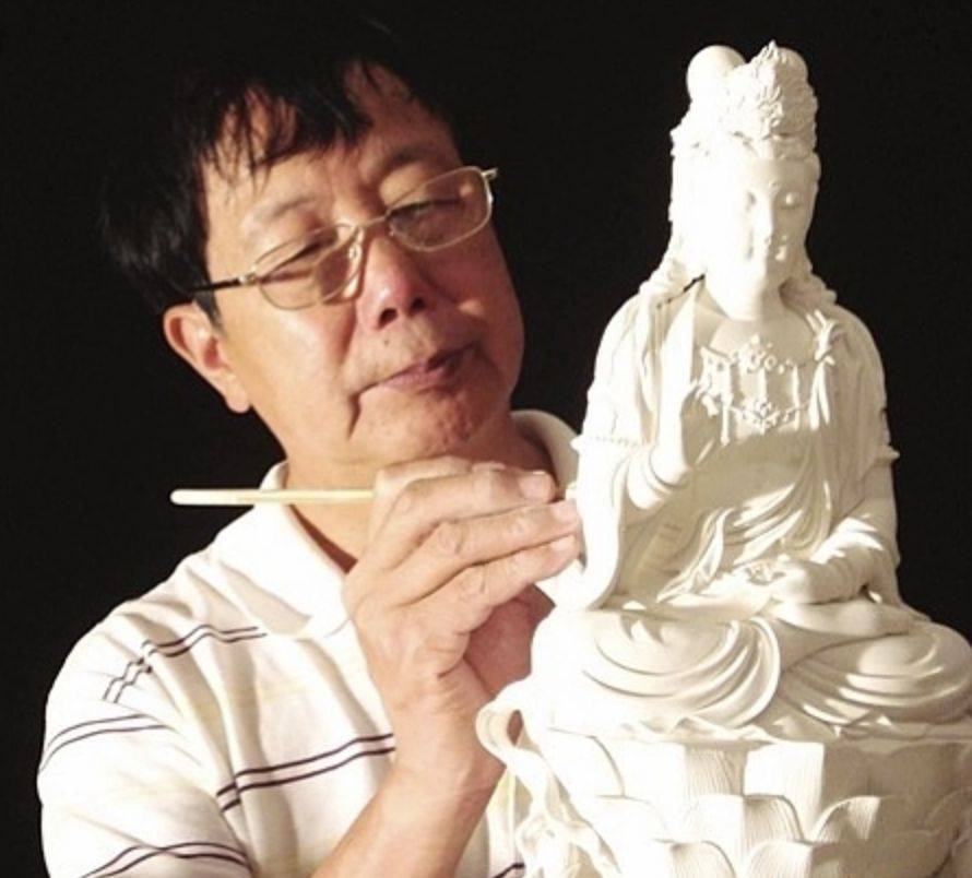 颜晋端手作文创瓷艺作品,用瓷艺与柴烧诠释匠人工匠非遗瓷艺_德化