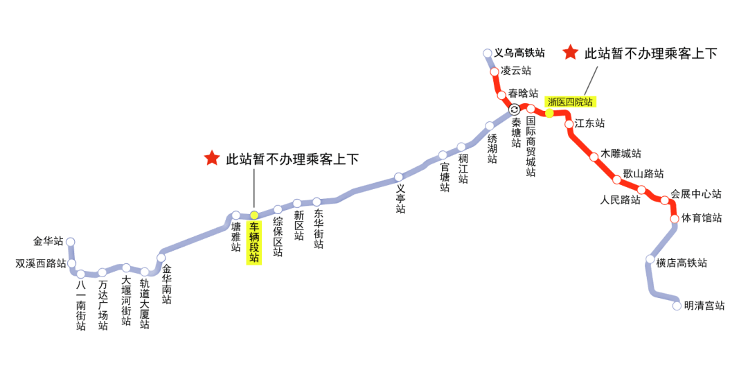 义乌地铁路线图图片