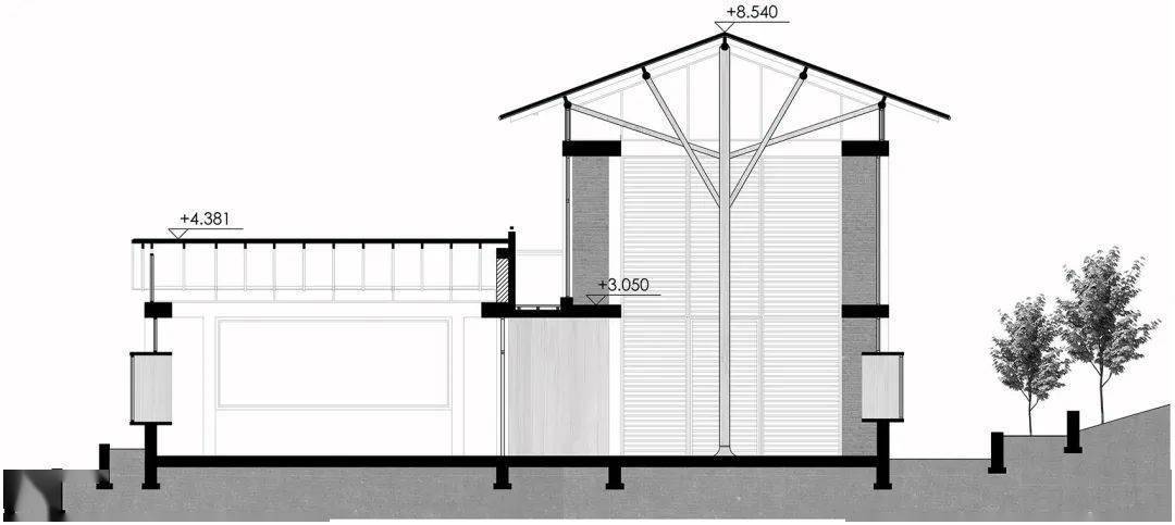 乡村书局:梯田之上,大树之下_建筑_设计_结构