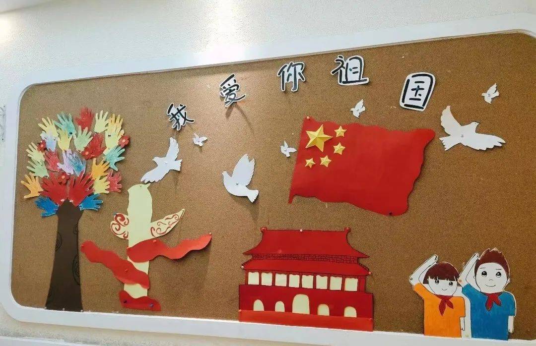 幼儿园环创红色主题墙图片