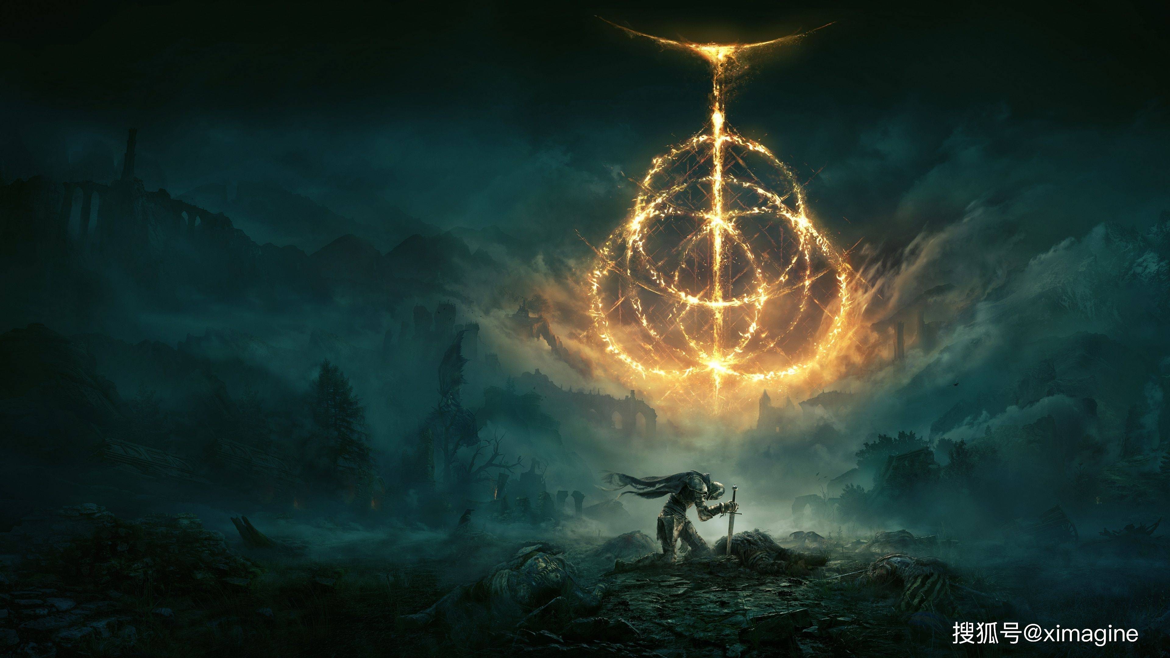 荒岛-elden ring 艾尔登法环游戏角色玩法介绍 4k 插画壁纸图片_王城