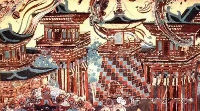 营造视野:美轮美奂,古画中的唐代建筑!_壁画_宫阙_城楼
