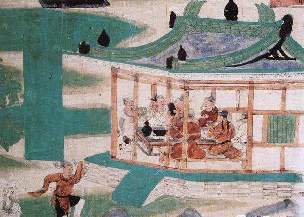 营造视野:美轮美奂,古画中的唐代建筑!_壁画_宫阙_城楼