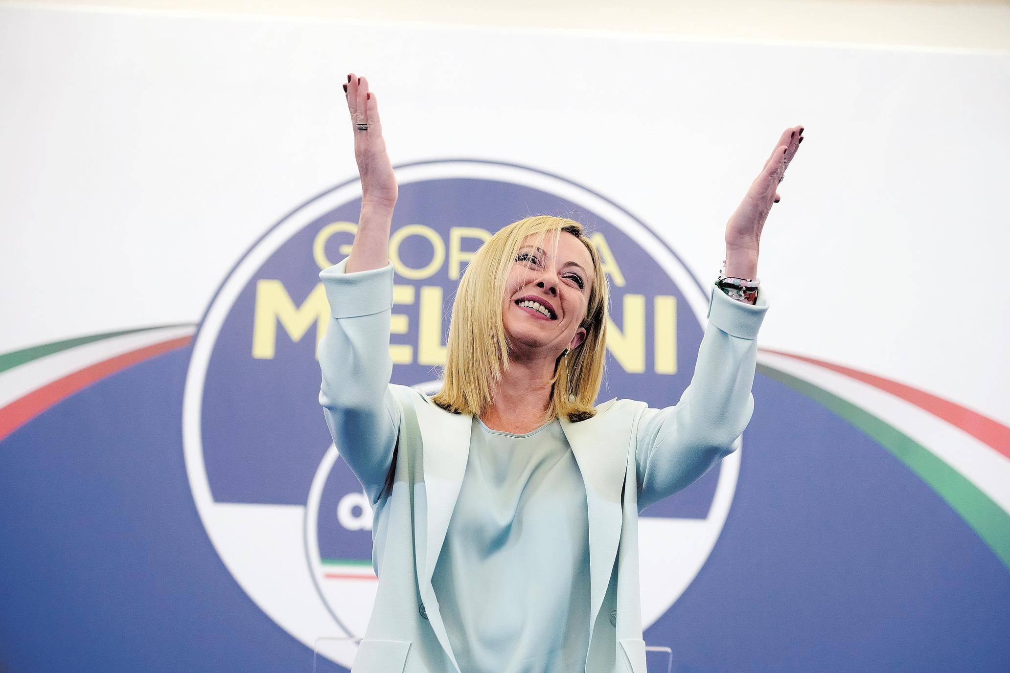 意大利或迎来首位女性总理_梅洛尼_右翼_兄弟