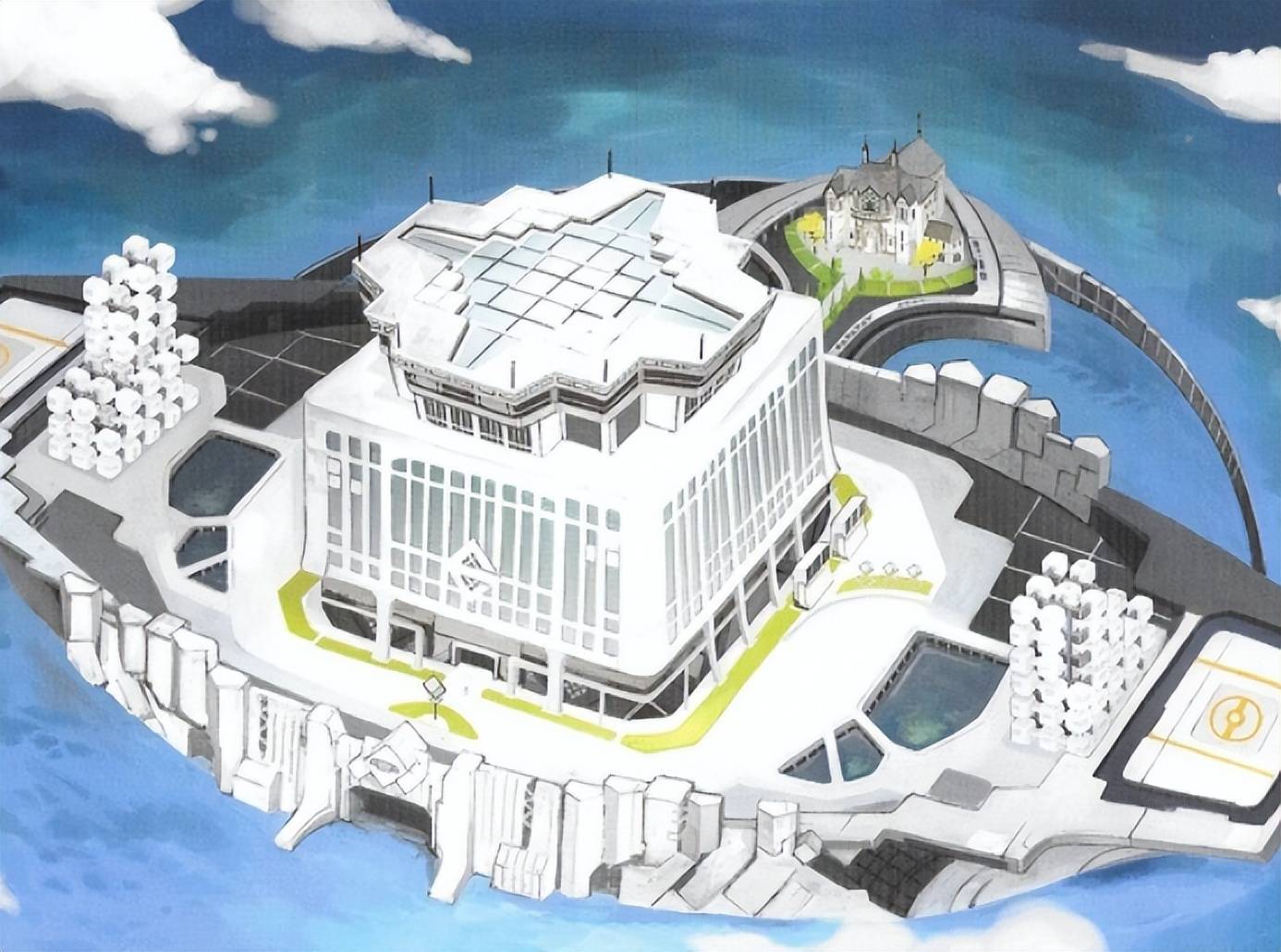 《宝可梦》场景介绍：漂浮在海上的浮体式建筑——以太乐园