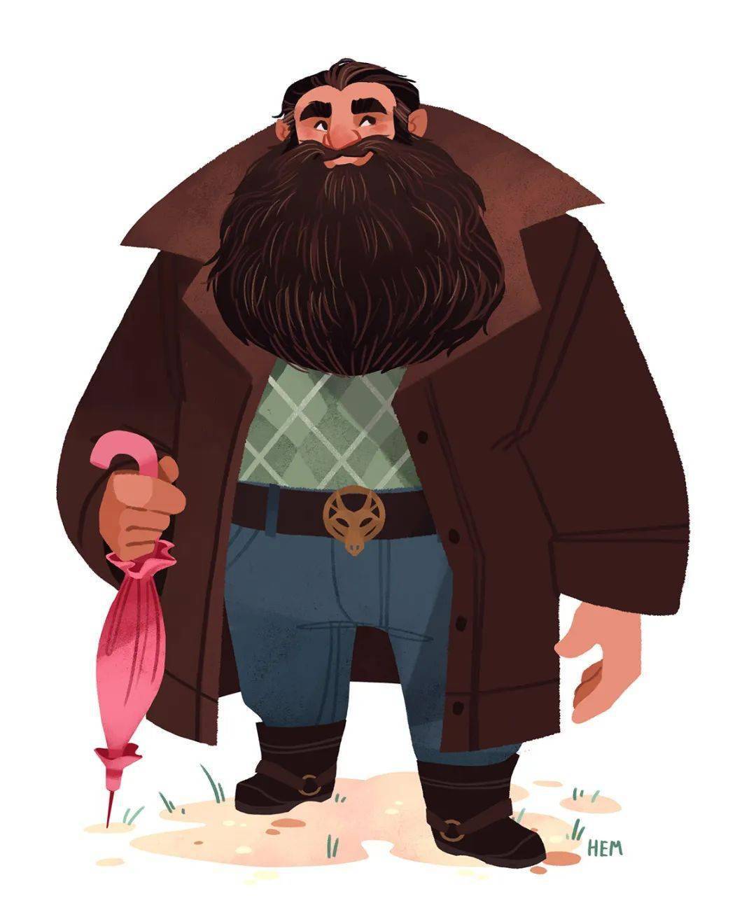 吧~而且,她应该是很喜欢哈利波特,有非常非常多的哈利波特里的人物画