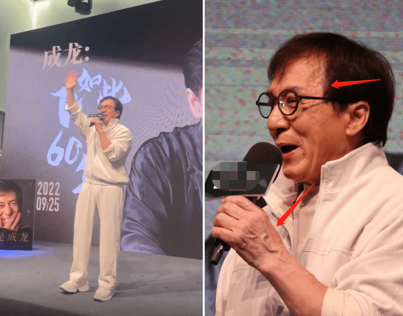 68歲成龍近照顯老態!