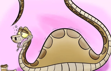 蟒蛇吃人动画 女孩图片