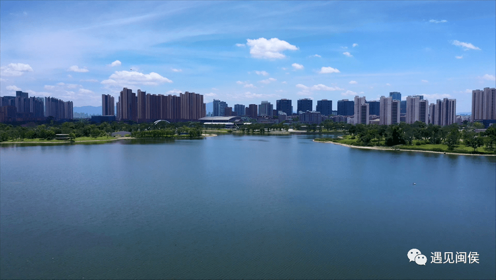 看闽侯丨旗山湖公园"亮"了,更靓了!_城市_景观_大学城