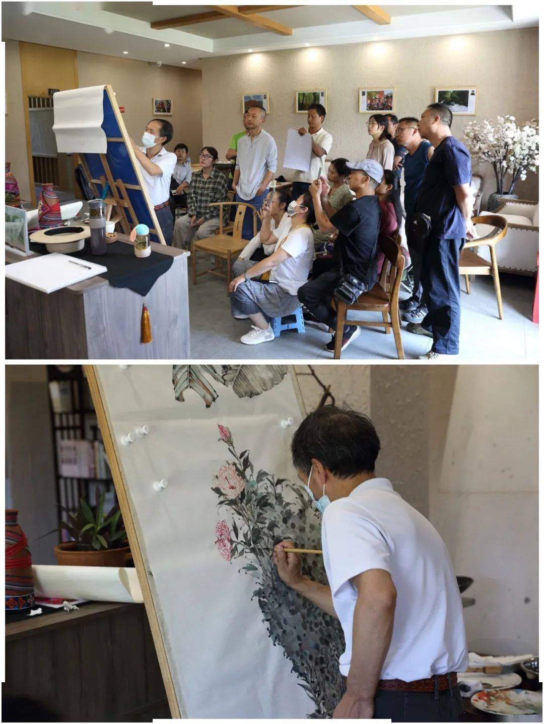 何阿平示范教学首次受邀担任授课老师的张伟副院长在课后交流时表示