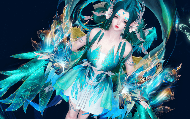 这套青鸾时装上架游戏后,无数女玩家都沉迷在"拍拍拍"的世界里.