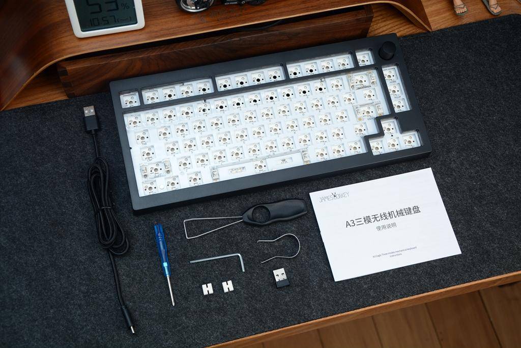 人生第一把客制化键盘就是它了,贱驴A3落日橙客制化套件体验
