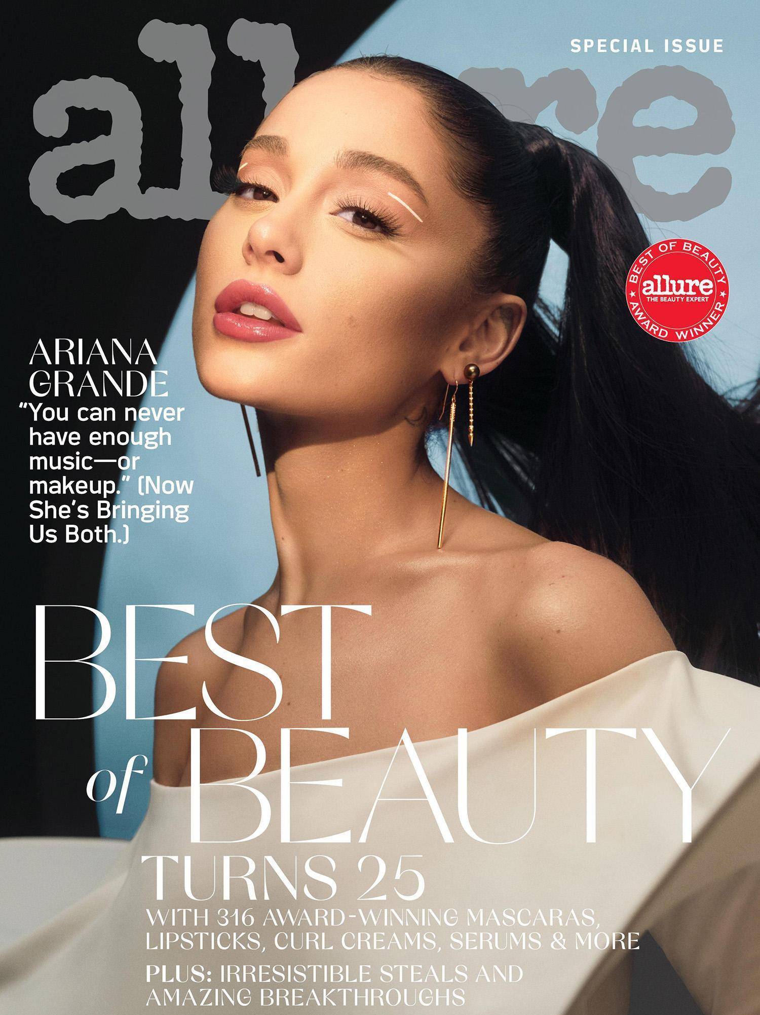 美国歌手爱莉安娜格兰德(arianagrande)为时尚杂志拍摄写真_封面