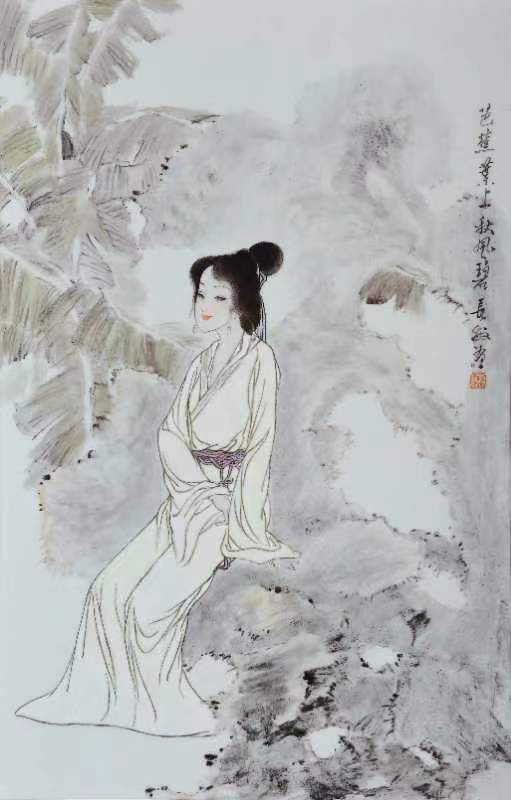 傅长敏大师的瓷板画作品欣赏