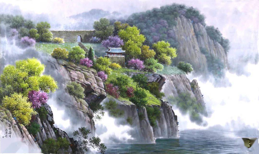 专题拍场丨朝鲜山水画作品专场_沙龙_艺术网_艺术品