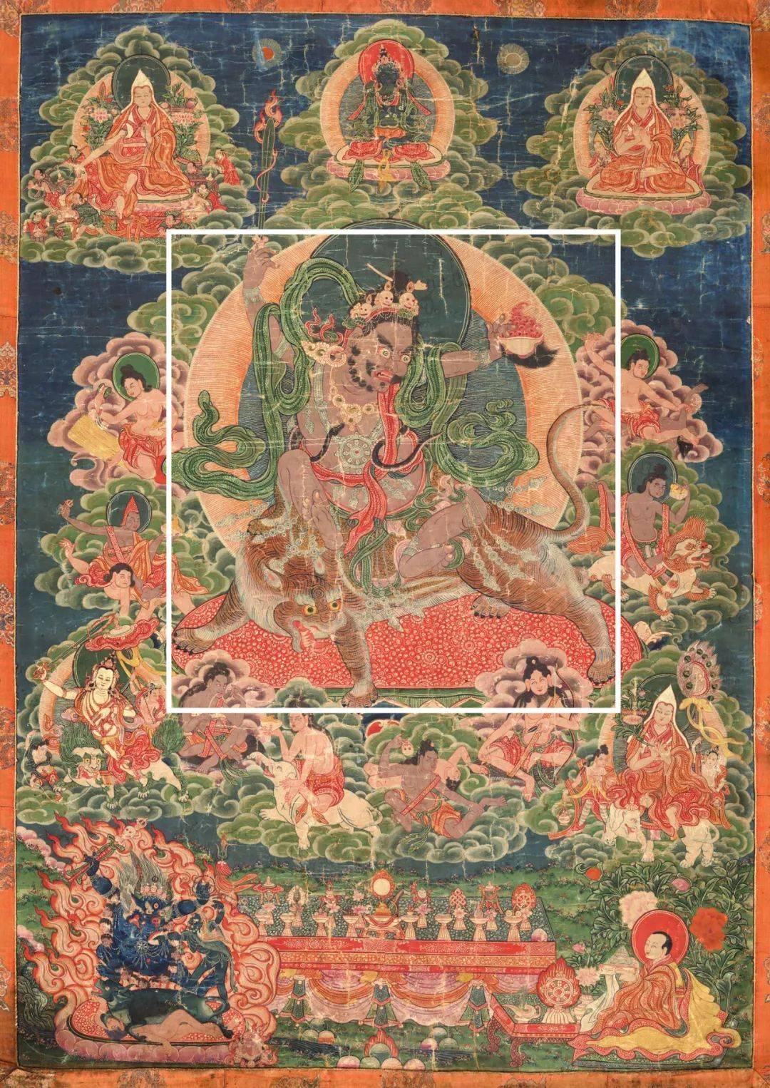 作为上乐金刚的明妃,金刚亥母是藏传密宗中重要的空行母——四大空行