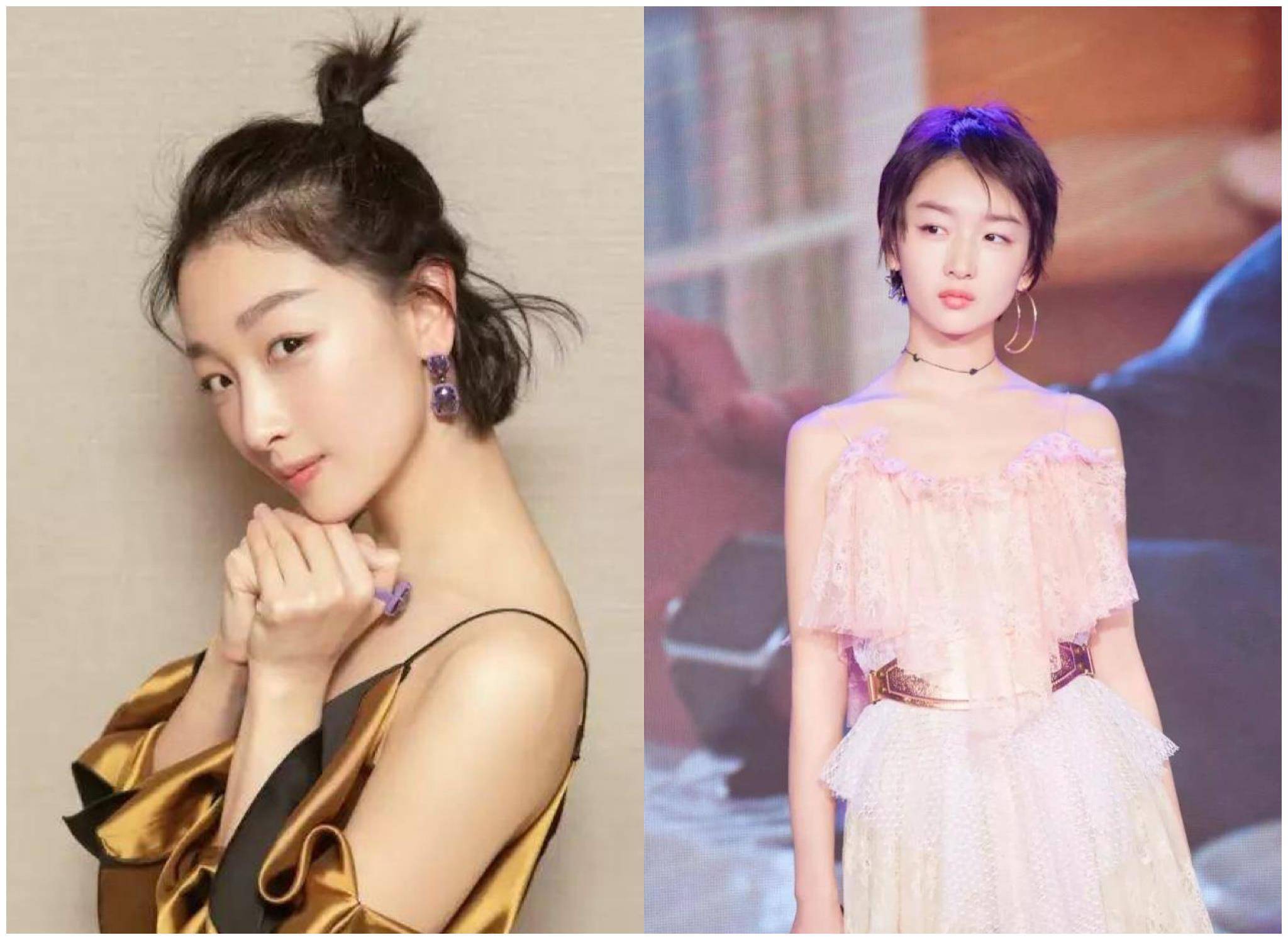 头发越减越短,还有男孩寸头?周冬雨的发型,百变得很!_短发_时尚_感觉