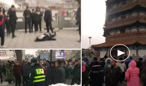 刚过春节，一男子在古塔坠落，看了警方温情通报，市民纷纷删视频
