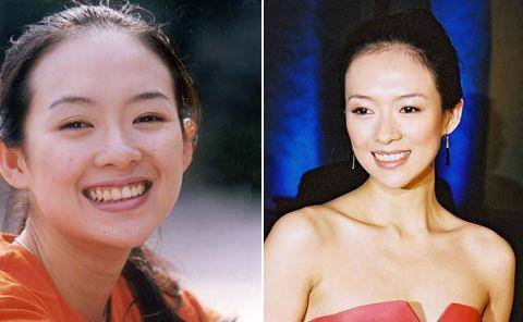 卸妆后的章子怡照片露出,看到她真实颜值后,网友称:国际范