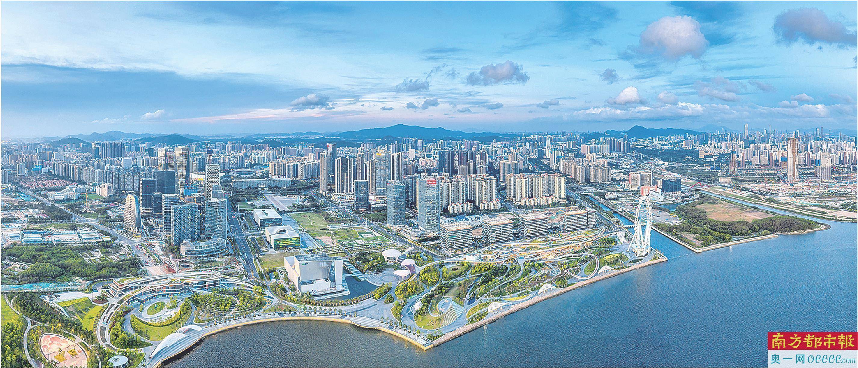 宝安中心城全景大族激光集团(福永)全球生产基地深圳西海岸,向湾天地