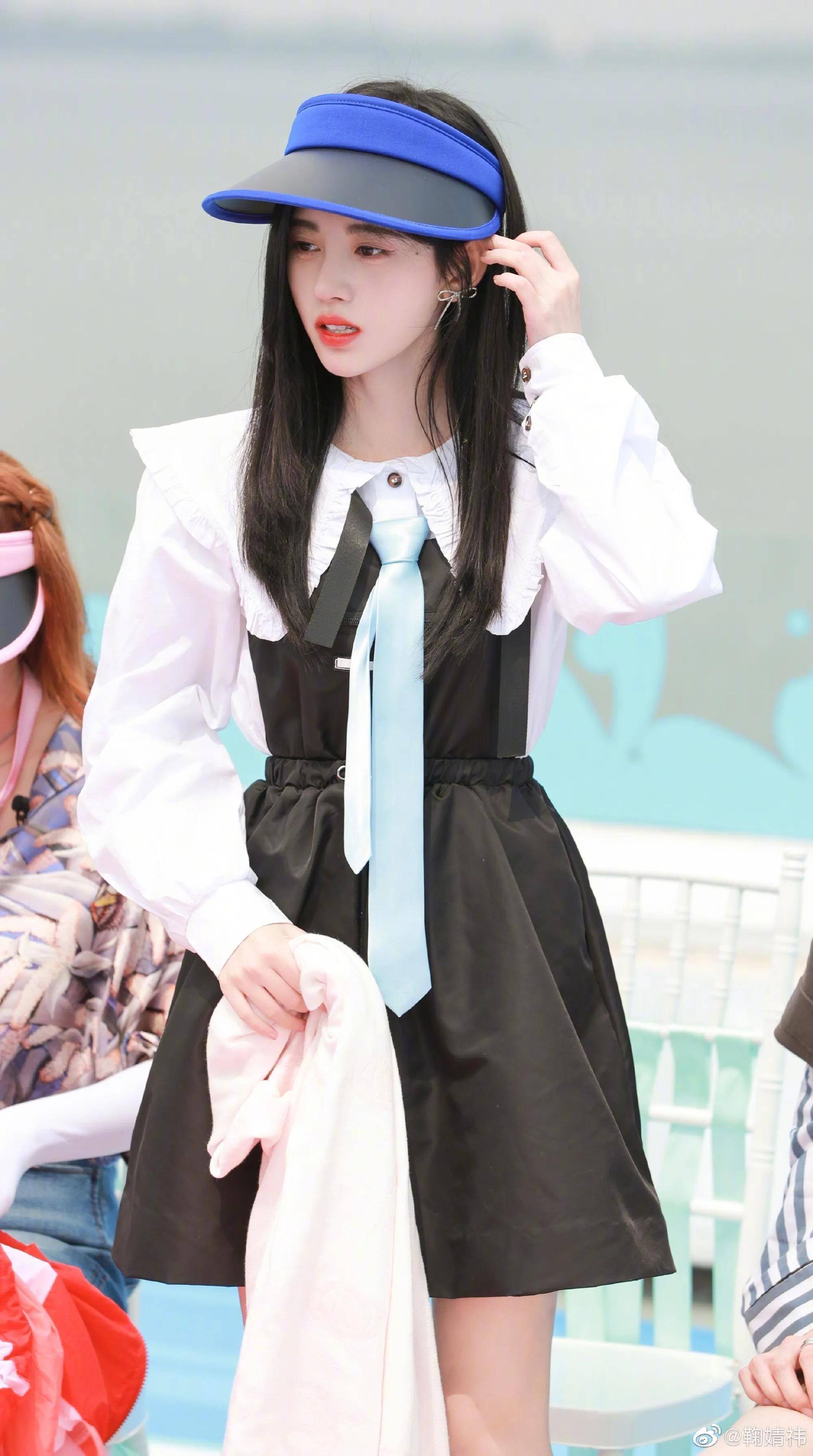 今日份女神 盛世美颜 人间值得 美女明星 鞠婧祎 高清美图_获得了