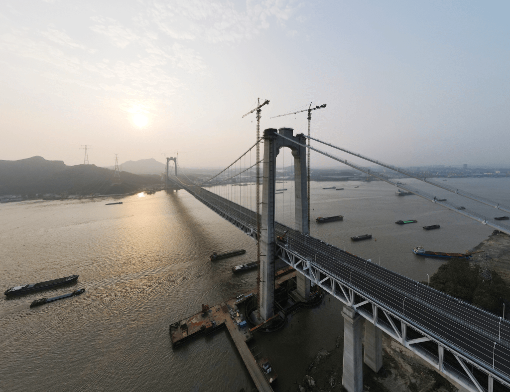 新时代之桥丨刷新・五峰山长江大桥