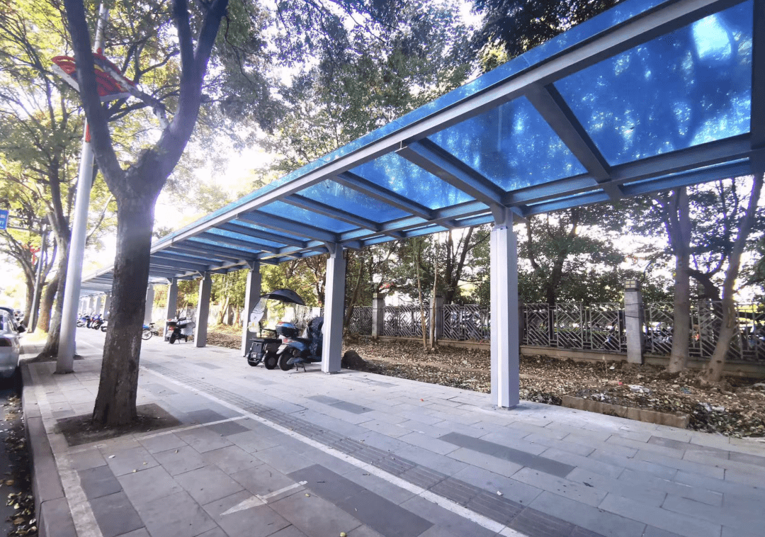 芜湖这三个地方,风雨连廊已建好!_市民_城市_文化路