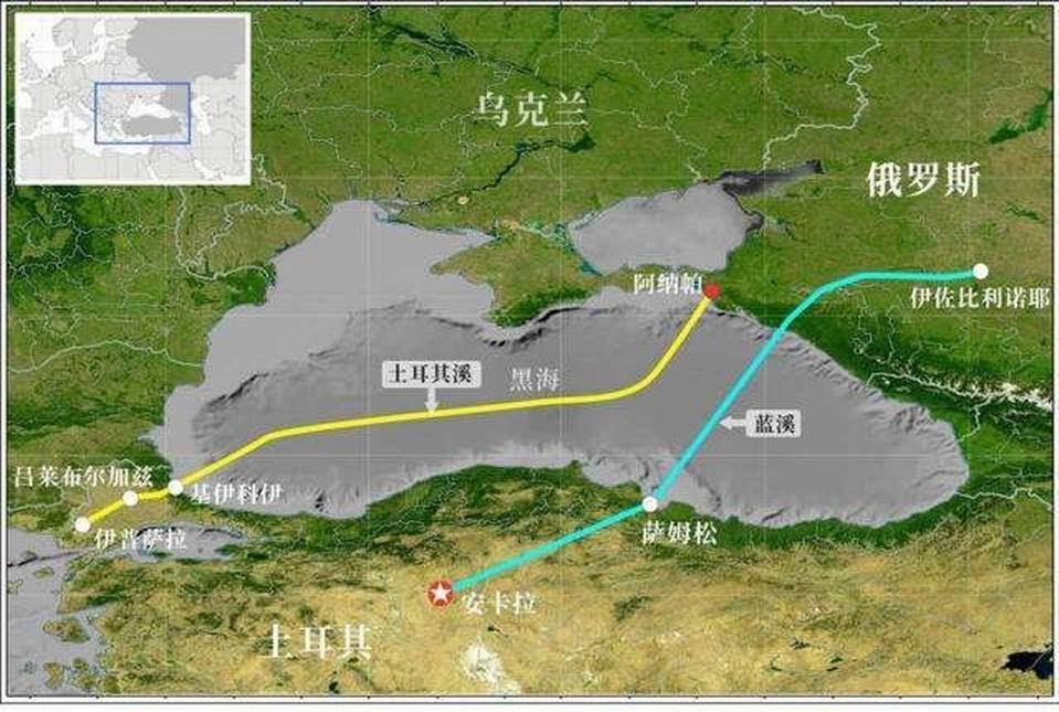 新南溪将取代北溪，土耳其将成为欧洲最大的天然气枢纽