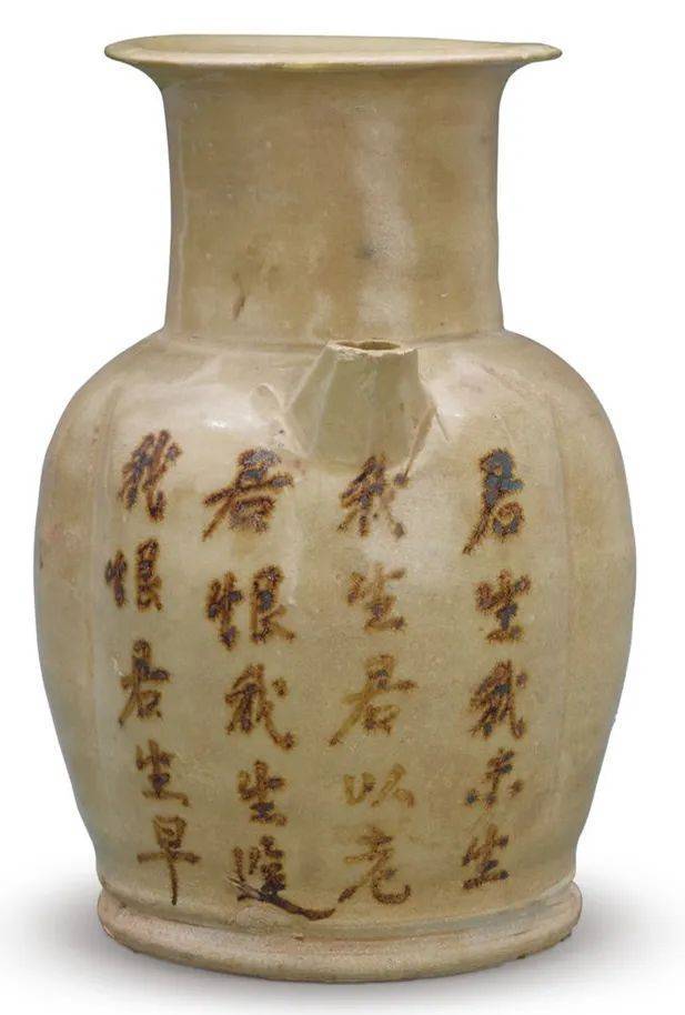 琉球陶器①双鳥(魚鷹)四言詩入白土象嵌抱瓶/②五言詩唐・于入白土象嵌抱瓶 看展丨那些诗词里的绝美“瓷”句_搜狐网