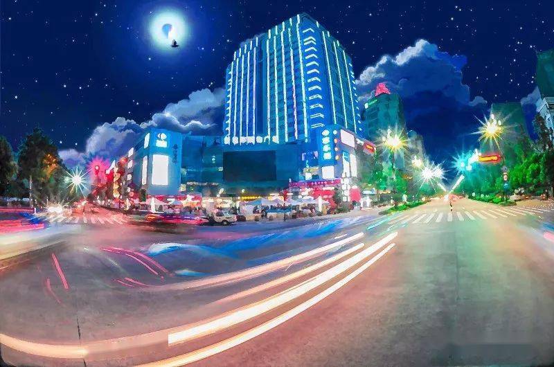 不接受反驳,新都街道绝对有魔法~_城市_广场_中心