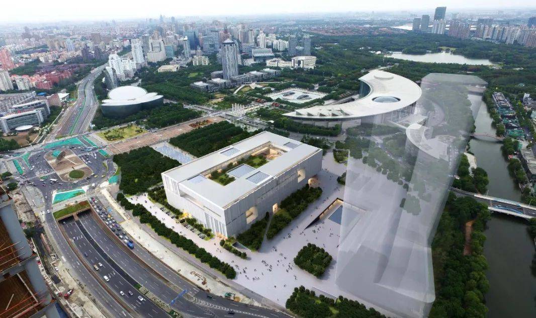 上海博物馆东馆亮灯调试,年内预计完成竣工验收目标_建筑_城市_文物